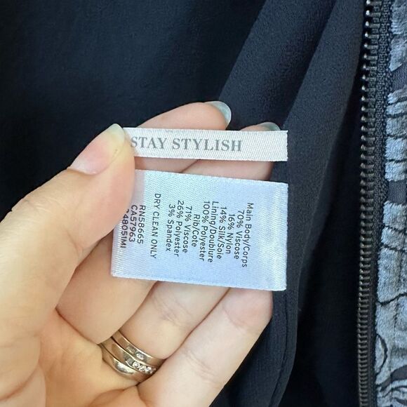 Olivia Palermo Chelsea Velvet Bomber Jacket - Picture 6 of 9